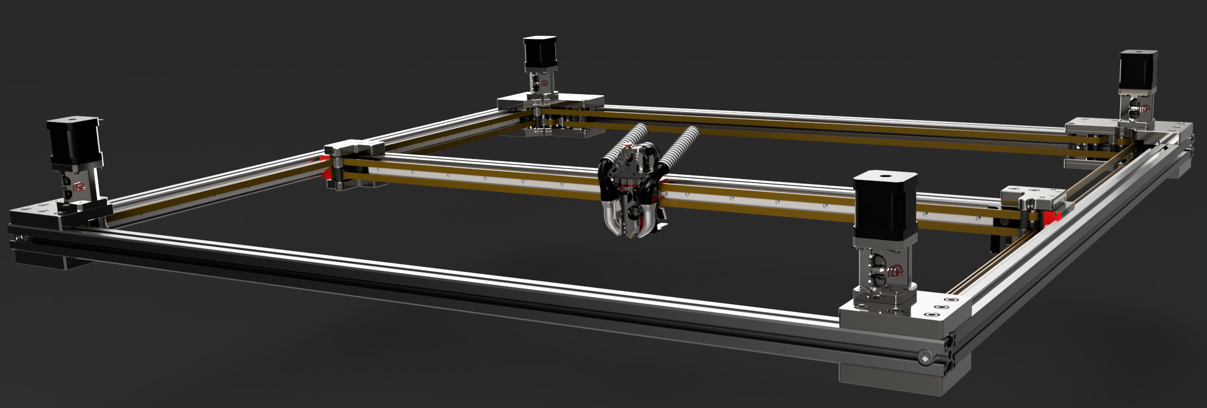 Elegoo Orange Storm Giga with behemoth AWD Gantry