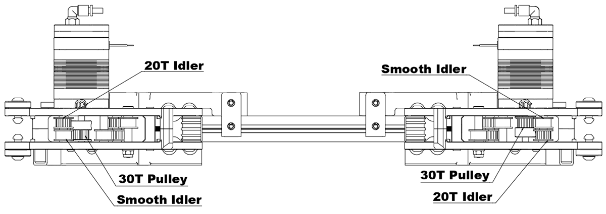 mammoth-3D Gantry 30T Pulley and VZ Toolhead
