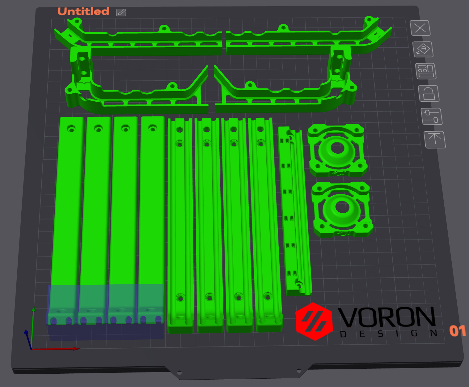 How to print the mammoth-3D cable routing parts
